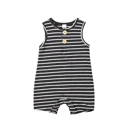 Summer Clothing set Baby Boy Striped Romper Summer Jumpsuit