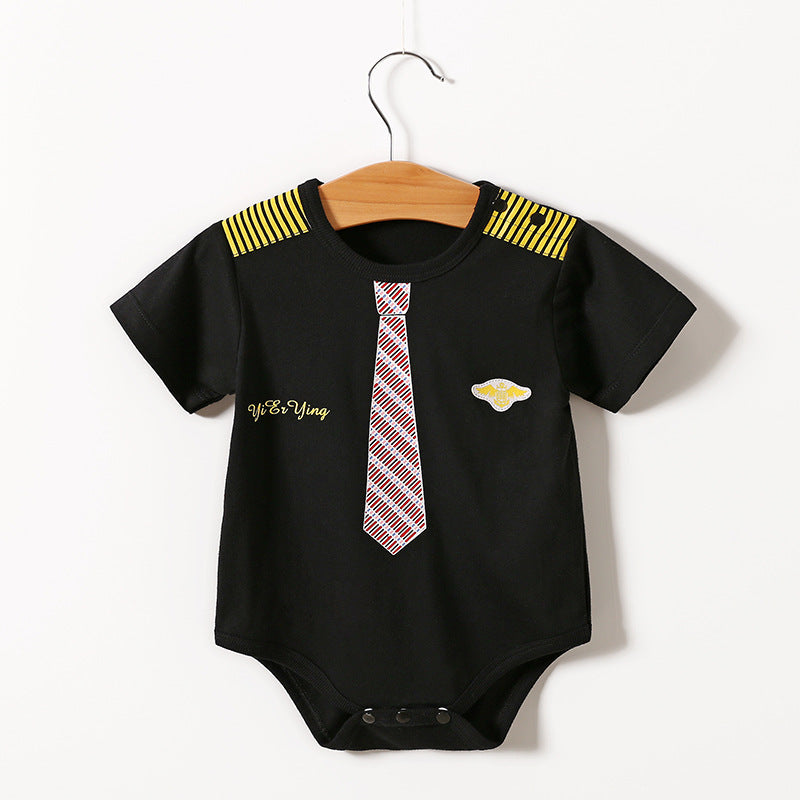 Stylish Baby Male Summer One-piece Clothes