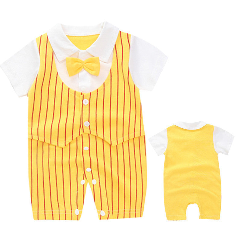 Stylish Baby Male Summer One-piece Clothes