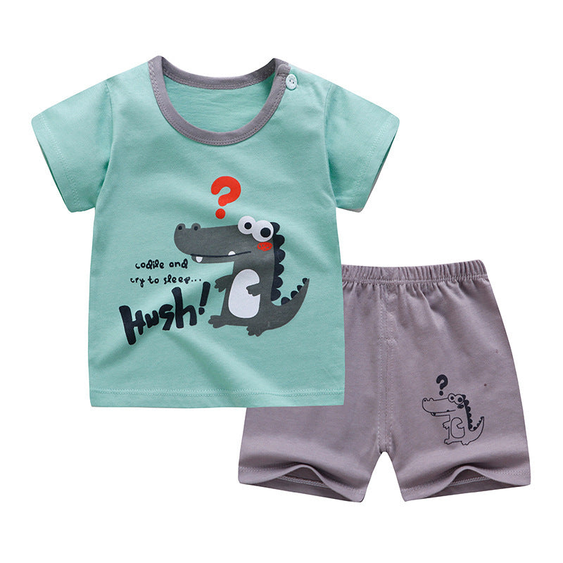 Children's short sleeve suit