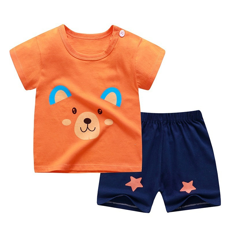 Children's short sleeve suit