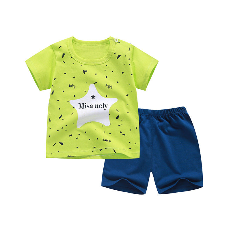 Children's short sleeve suit